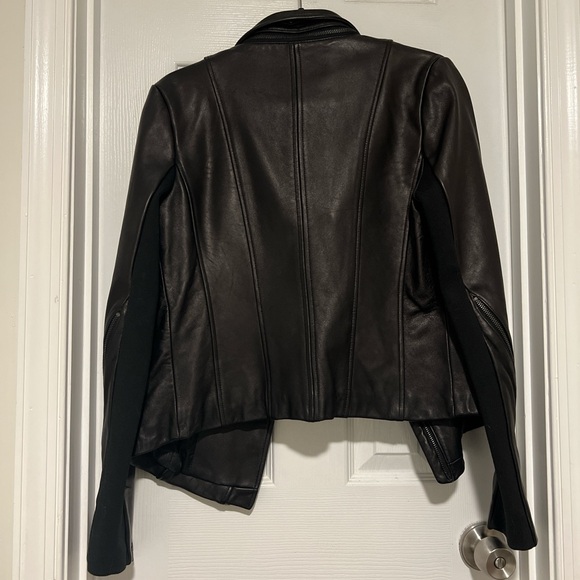 Sam Edelman medium black leather jacket - Picture 2 of 2